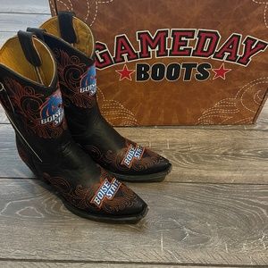NEW Gameday Boots Boise State Broncos Leather Cowboy Boots Women’s Size  8 B